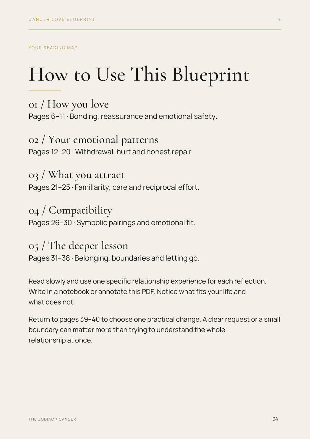 Free preview: Cancer guide reading map