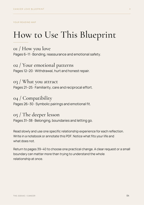 Free preview: Cancer guide reading map