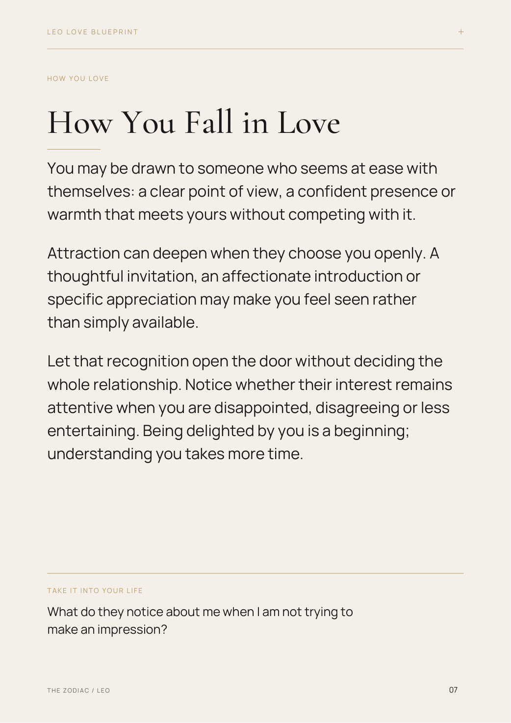 Free preview: Leo How You Fall in Love reading page